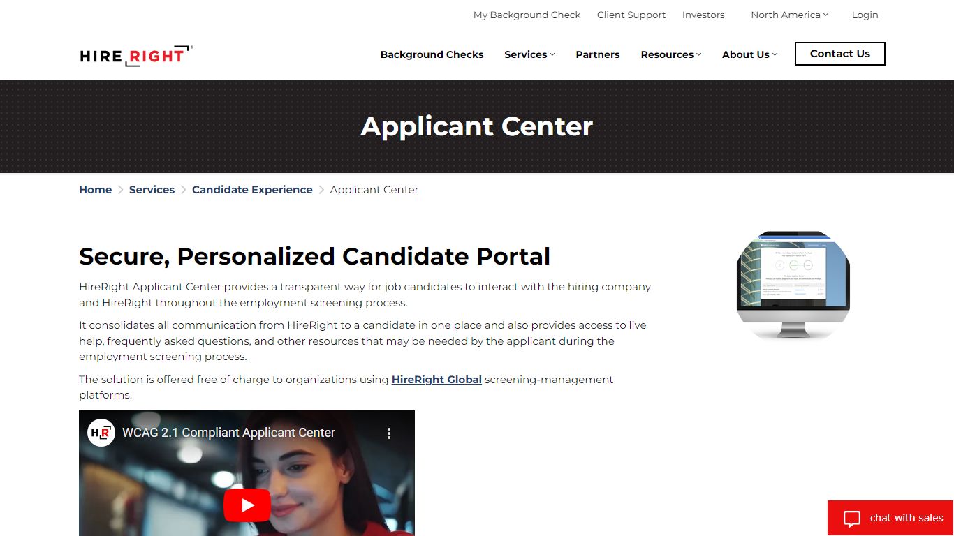 Applicant Center | HireRight